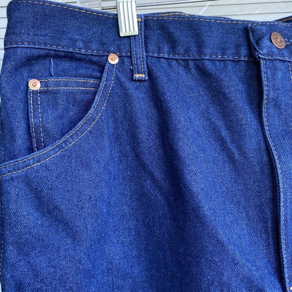 Sears Roebucks Jeans Straight Dark Wash Vtg 70s - Picture 12 of 12